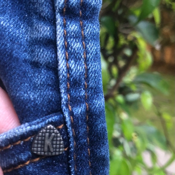 🤩 KUT FROM THE KLOTH SKINNY JEANS W/ H/L RAW HEM! SZ 12 😎 - Picture 7 of 12